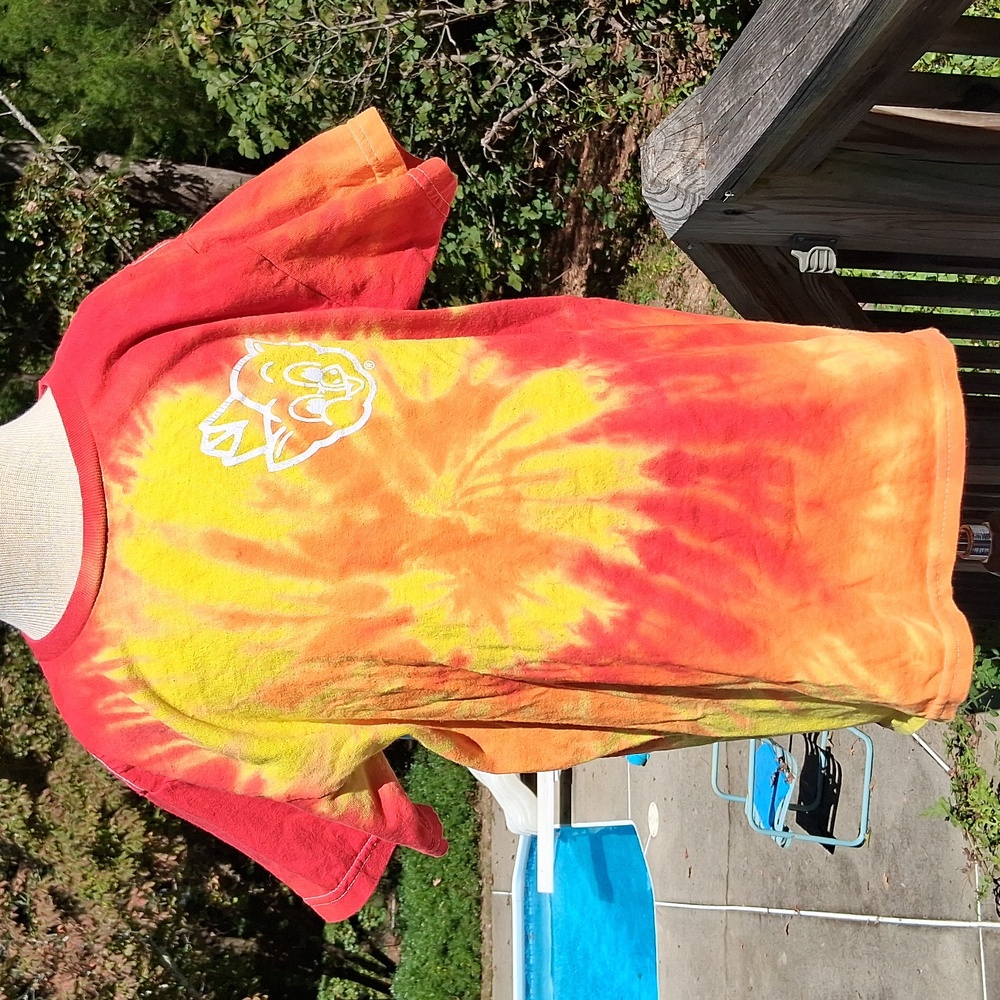 Colorful Tie-Dye Kids Shirt, Big On The Pig, Piggly Wiggly, sz S 6-8